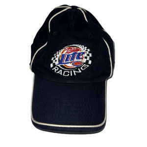 Miller Lite Racing Vintage K-Products 100% Cotton Navy Baseball Cap
